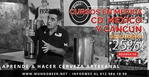 curso de cerveza artesanal en Cancún